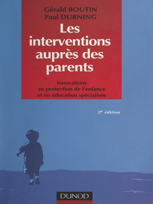 cover image of Les interventions auprès des parents